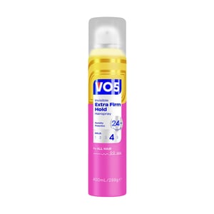 VO5 Invisible Firm Hold Hair Spray with 24 Hours Humidity Protection 400ml, 6pk