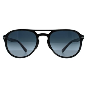 Persol Aviator Unisex Black Blue Gradient Polarized  Sunglasses