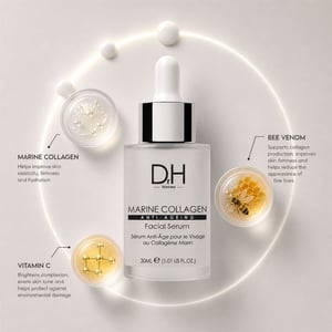 Dr H Anti-aging gezichtsserum met marinecollageen 30 ml