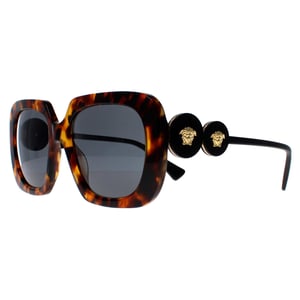 Versace Square Dam Ljus Havanna Mörkgrå VE4434
