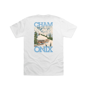 Pierce Archive Chamonix-Mont-Blanc Graphic T-Shirt White