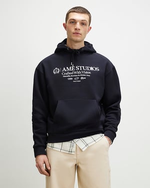 River Island Mens Hoodie Navy Regular Fit Ame Studios