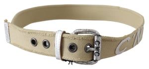 Costume National Belt Casual Canvas Leather