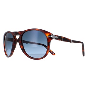 Persol Aviator Mens Brown Havana Blue Gradient Polarized Sunglasses