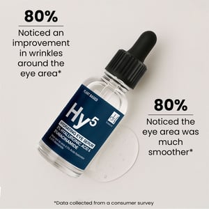 Dr. Botanicals Hyaluronic Acid 5% & Niacinamide 5% Anti-Ageing Eye Serum 15ml for Dryness, Fine Lines, Wrinkles, Puffiness