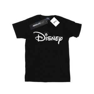 Disney Jongens Mickey Mouse Hoofd Logo T-shirt (Zwart)