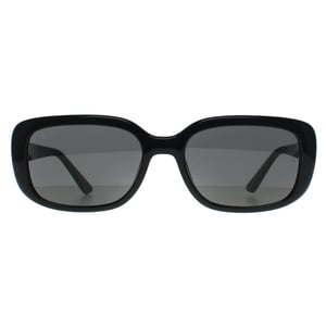 Ray-Ban Rectangle Womens Polished Black Dark Grey RB4421D Bio Based Brand
