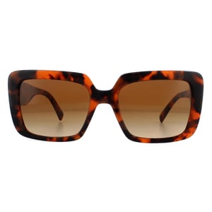 Versace Square Womens Havana Brown Gradient solglasögon