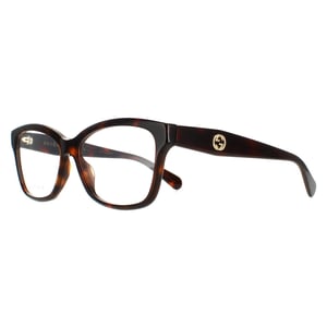 Gucci Cat Eye Womens Dark Havana Glasses