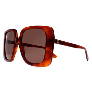 Gucci Vierkante Dames Havana Bruin GG1314S