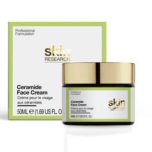 Skin Research Advanced Anti-Ageing Ceramide Face Cream 50ml for Loss of Firmness, Fine Lines, Wrinkles