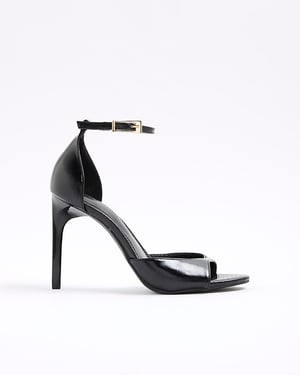 River Island Womens Heels Black Wide Fit Closed Back