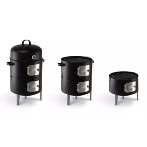 Buccan smoker barbecue durham smokey canon + beschermhoes