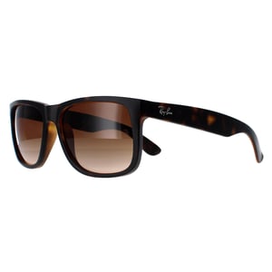 Ray-Ban Sunglasses Justin 4165 Rubber Light Havana Brown Gradient 710/13