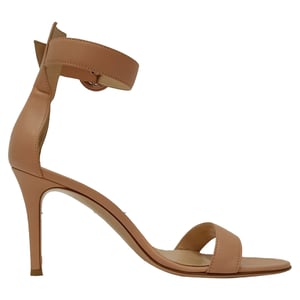 Gianvito Rossi Portofino Sandals in Pink Leather