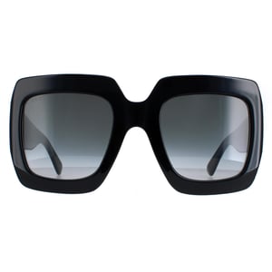 Gucci Square Womens Black Grey GG0053SN