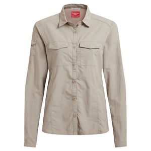 Craghoppers Dames/Dames Adventure III Nosilife Shirt Met Lange Mouwen (Zachte champignon)