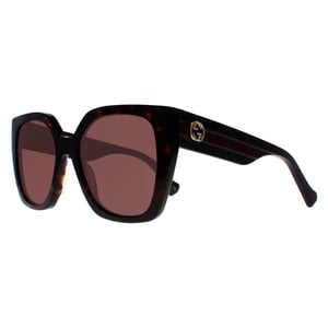Gucci Square Dames Havana Bruin GG1300S