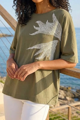 Oversized Textured T-Shirt