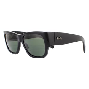 Ray-Ban Solglasögon Nomad RB2187 901/31 Glänsande Svart Grön G-15