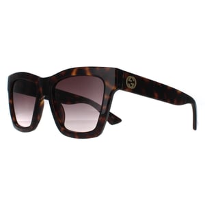Gucci Square Womens Havana Brown Gradient Sunglasses GG1714S