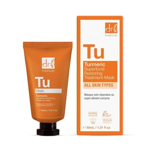 Dr. Botanicals Advanced Turmeric Superfood Anti-Ageing Restoring Treatment Mask 30ml for Fine Lines, Wrinkles, Dullness