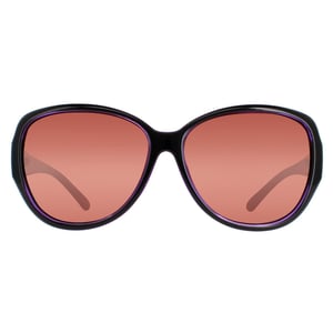 Ted Baker ovale dames zwart paars bruin gradiënt tb1394 shay