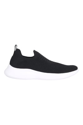 'Glade' Women's Slip On Comfort Shoes Casual Lightweight Breathable Trainers Black