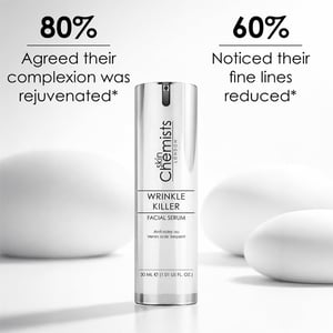 skinChemists Wrinkle Killer Anti-Ageing Facial Serum 30ml for Loss of Firmness, Fine Lines, Wrinkles