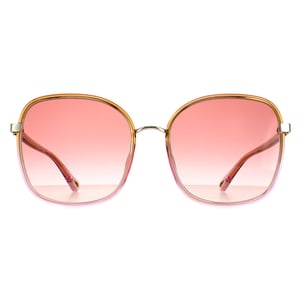 Chloe Square Womens Yellow to Pink Crystal Fade and Gold Pink Gradient CH0031S Franky