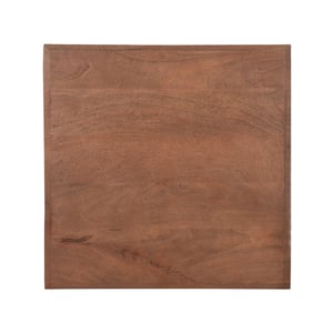 Label51 Eetkamertafel tafelblad straight edge espresso mangohout 70 cm