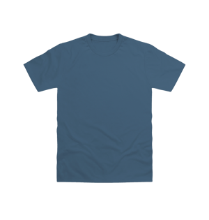 Pierce Archive Chamonix-Mont-Blanc Graphic T-Shirt Denim Blue