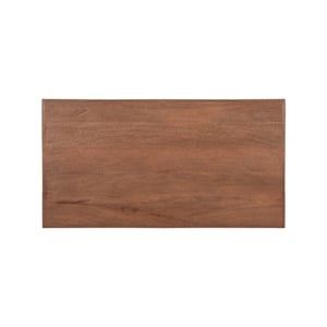 Label51 Eetkamertafel tafelblad straight edge espresso mangohout 120 cm