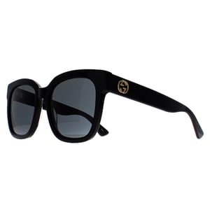 Gucci Vierkant Vrouwen Zwart Grijs GG0034SN