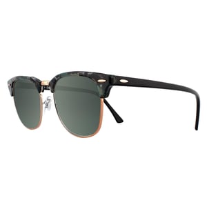 Ray-Ban Sunglasses Clubmaster 3016 125571 Spotted Grey Green Dark Grey Gradient