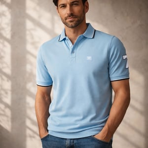Cappuccino Italia Polo applique pique