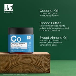 Dr Botanicals Cacao & Kokos Superfood Herstellend Hydraterend Masker 60ml