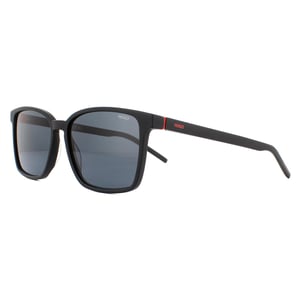 Hugo by Hugo Boss Square Mens Matte Black Grey Sunglasses