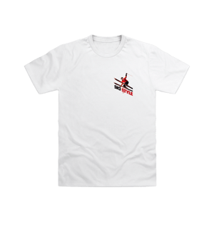 Pierce Archive Ski Style Graphic T-shirt White