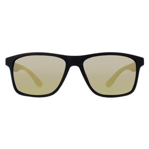 Smarty Rectangle Unisex Matte Black Rubber Yellow Bronze Blue Flash SA2306