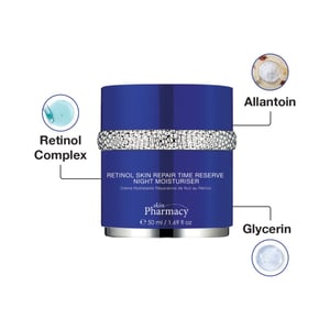 skinPharmacy Retinol Skin Repair Time Reverse Night Moisturiser 50ml for Fine Lines, Wrinkles, Loss of Firmness