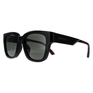 Gucci Square Mens Black with Havana Grey GG1670SK