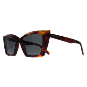 Saint Laurent Cat Eye Vrouwen Havana Zwart SL657