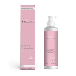 skinChemists Anti-Ageing Foaming Gel Cleanser Hyaluronic Acid 200ml for Dryness, Fine Lines, Wrinkles, Acne, Blemishes