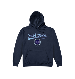 Script Navy Hoodie