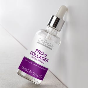 skinChemists Pro-Collagen 5 Anti-Ageing Facial Serum 30ml for Loss of Firmness, Fine Lines, Wrinkles