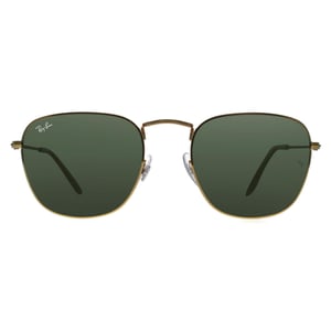 Ray-Ban Square Unisex Guld G-15 Grön RB3857 Frank