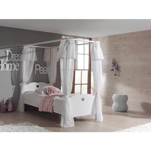 Lucevi amori hemelbed + lattenbodem + bedlinnen + rolbed - 90x200 cm