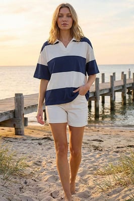 Stripe Rugby Shirt