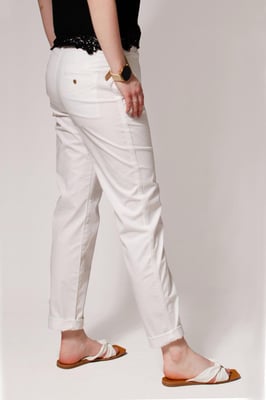 Tapered Ankle Grazer Chino Trousers
